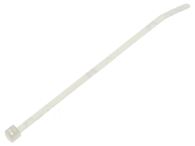 Kabelbinder; L: 100mm; W: 2,5mm; polyamide; 80N; natuurlijk; UL94V-2 Kabelbinder; L: 100mm; W: 2,5mm; polyamide; 80N; natuurlijk; UL94V-2